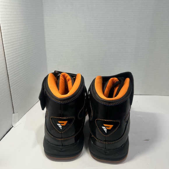 Protégé Men's Black and Orange Athletic Shoes - Picture 3 of 6